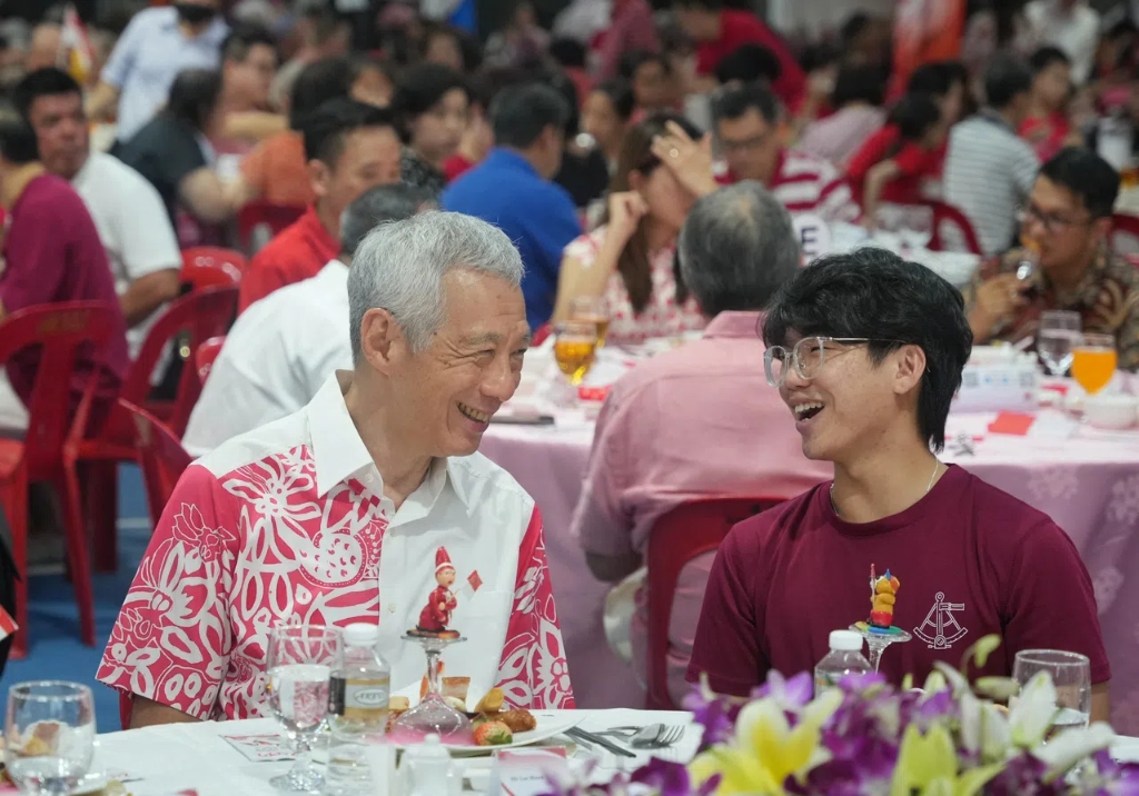 Nathaniel Neo dining with SM Lee Hsien Loong