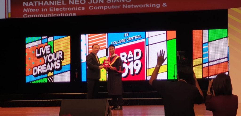 Nathaniel Neo ITE Central Valedictorian Ceremony